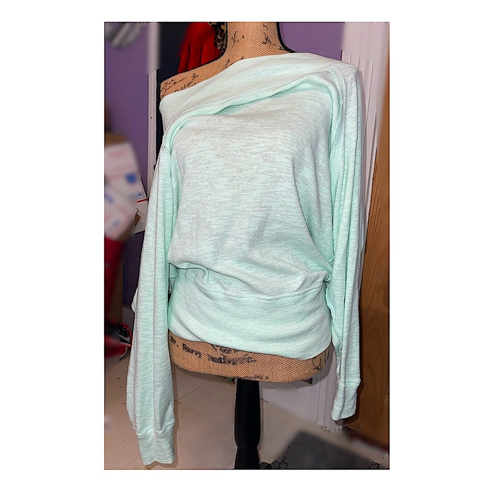 Free People Palisades Off-the-Shoulder Sweater Top